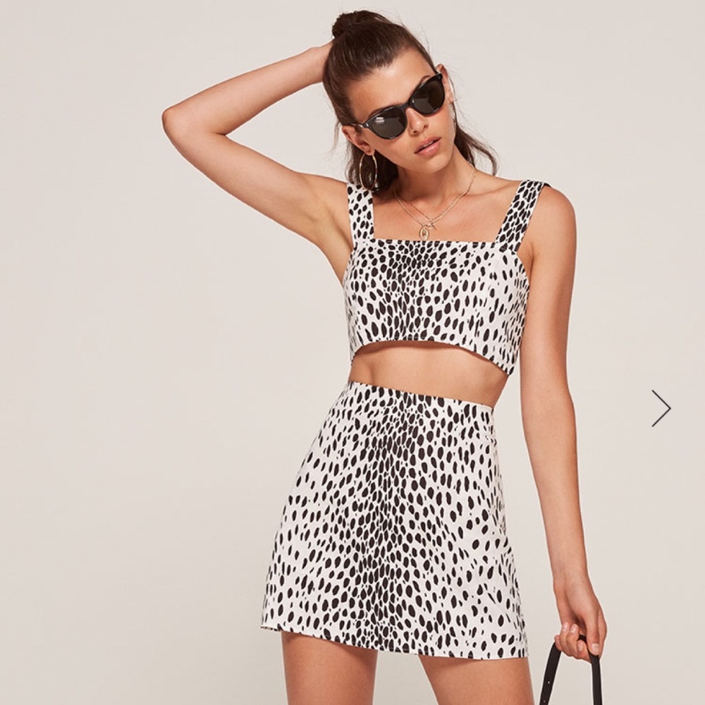 Reformation Lexi Linen Two Piece